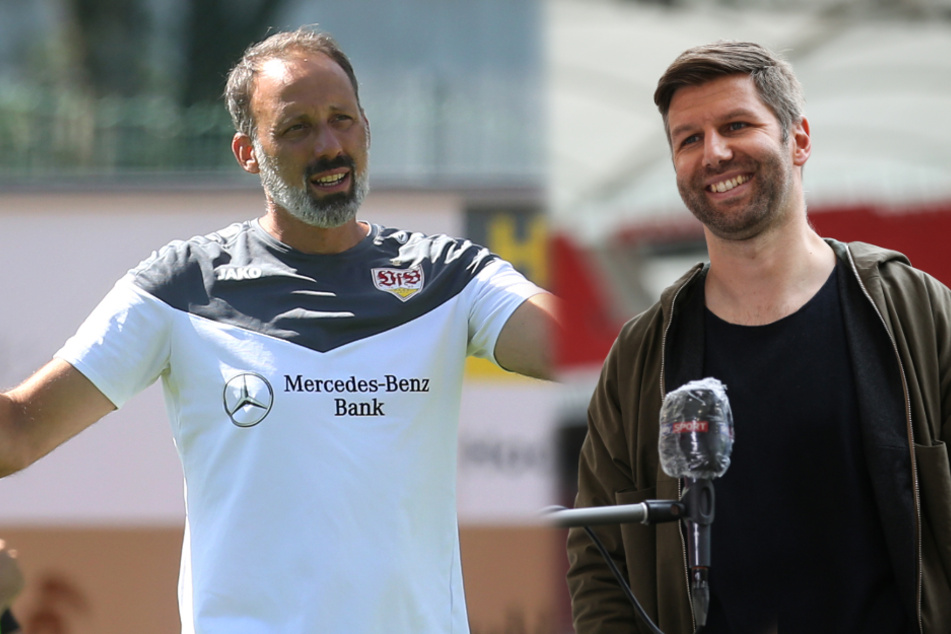 VfB-Cheftrainer Pellegrino Matarazzo (42, links) und Vorstandschef Thomas Hitzlsperger (38). (Fotomontage)