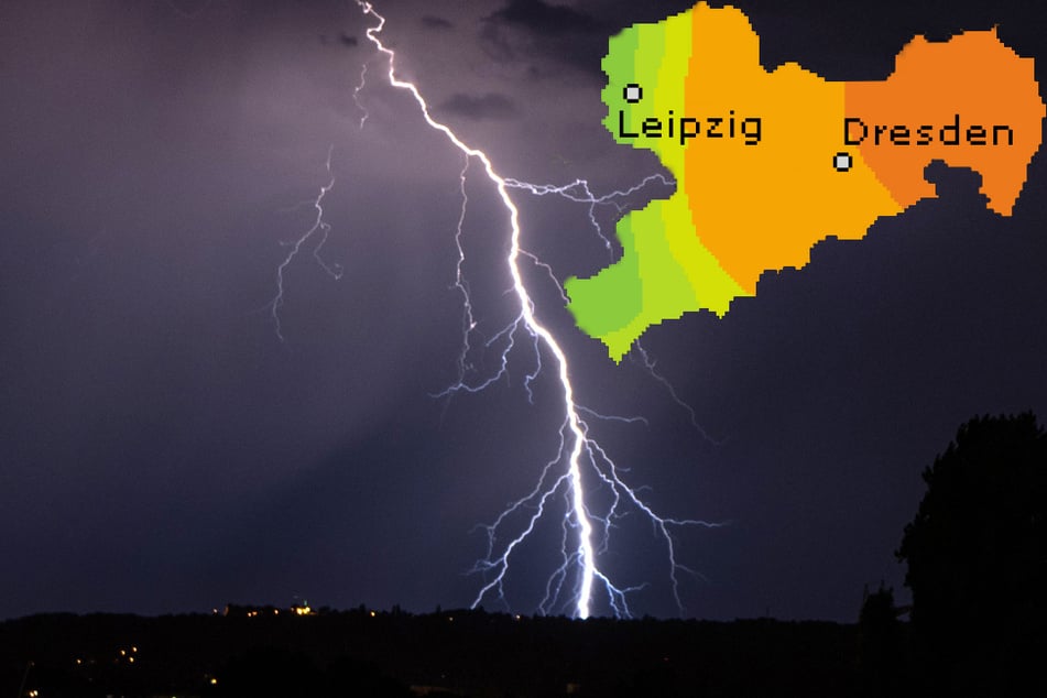 Warnung vor starken Gewittern: Unwetter kommen auf Sachsen zu