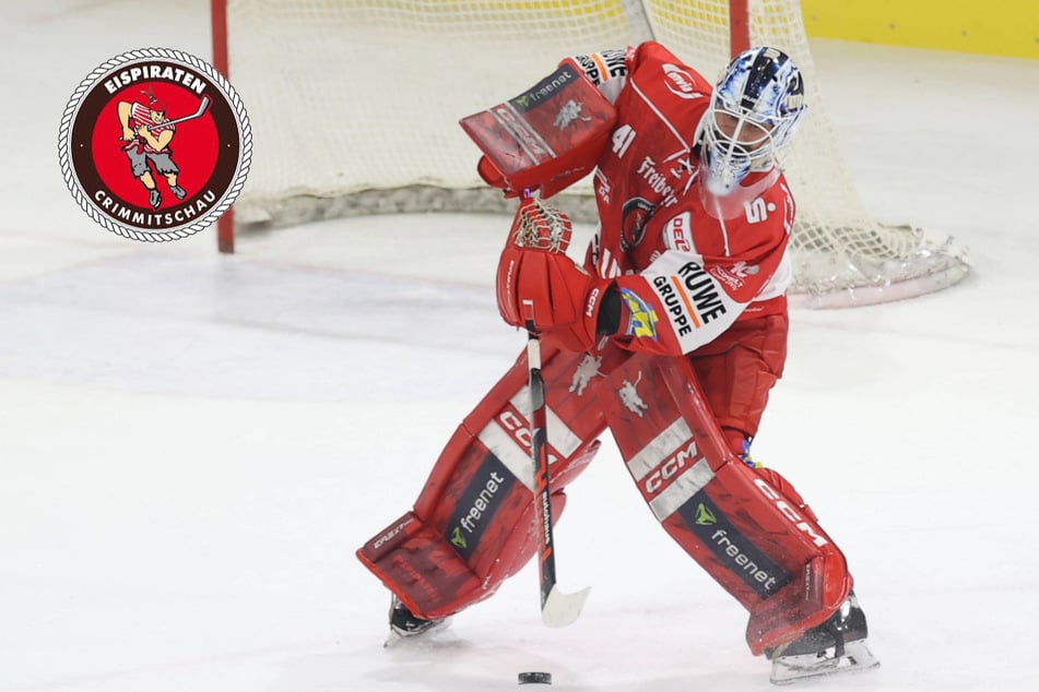 Eispiraten-Goalie Kevin Reich hat bewegende Tage hinter sich