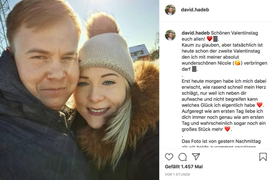 David und Nicole sind bereits seit Sommer 2019 ein Paar.