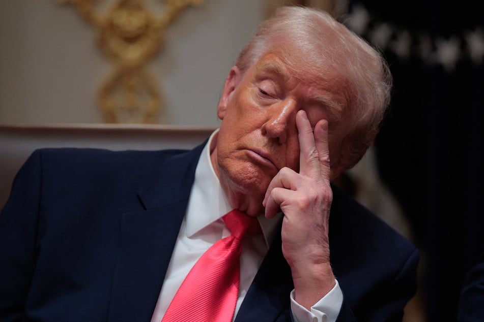 After President Donald Trump struggled to keep his eyes open during his own cabinet meeting, critics are raising concerns about the 79-year-old's health.