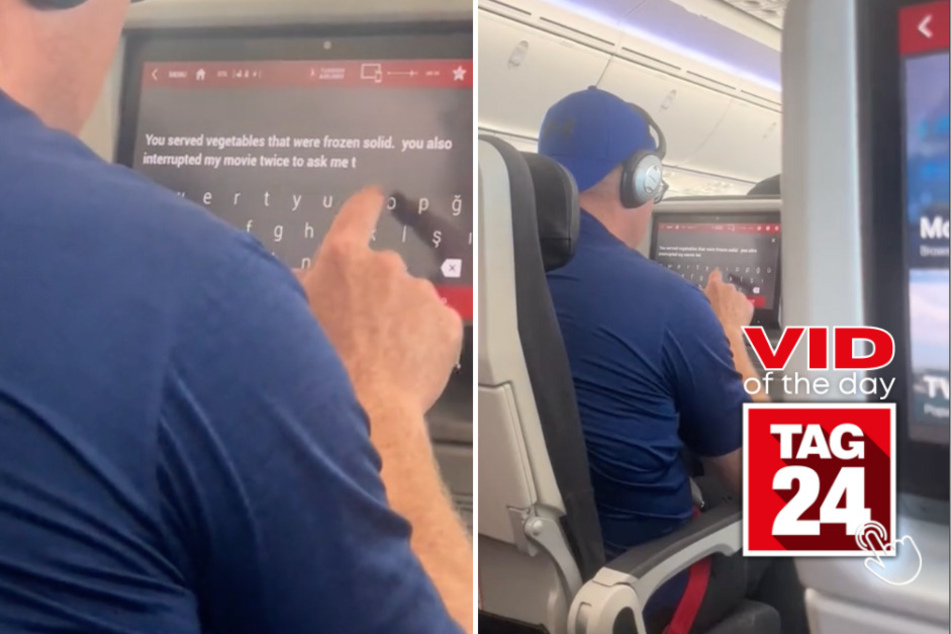 viral videos: Viral Video of the Day for September 13, 2023: Passenger leaves sassy airline review mid-flight
