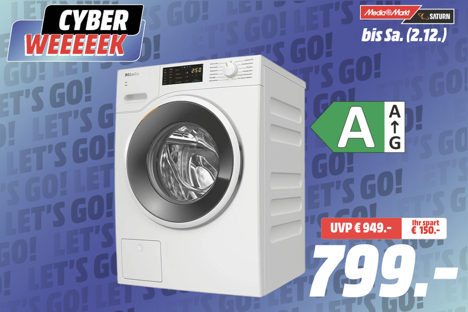 Miele-Waschmaschine für 799 statt 949 Euro.