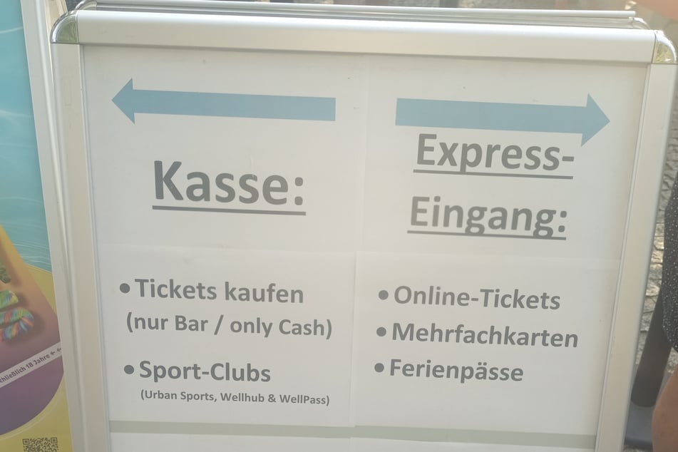 Die Abläufe zum Einlass ins Freibad sind klar geregelt.