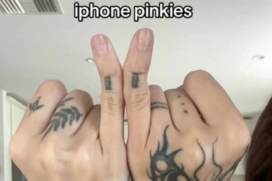 How you hold your cell phone can make all the difference to how your little finger looks!