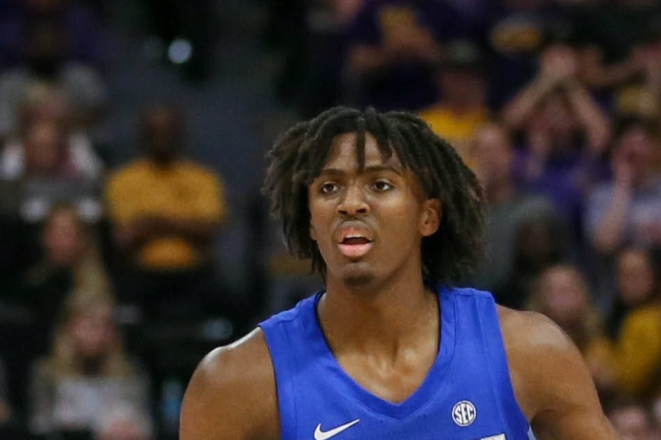 Sixers guard Tyrese Maxey led his team with 22 points on Thursday night.