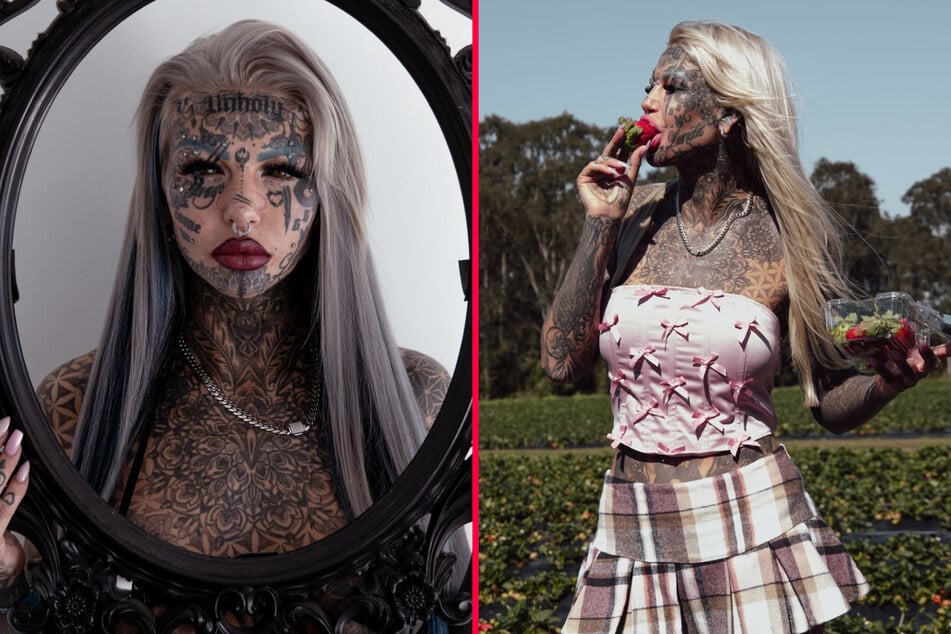 Amber Luke has shared the motivation behind her decision to radically modify, tattoo and transform her body.