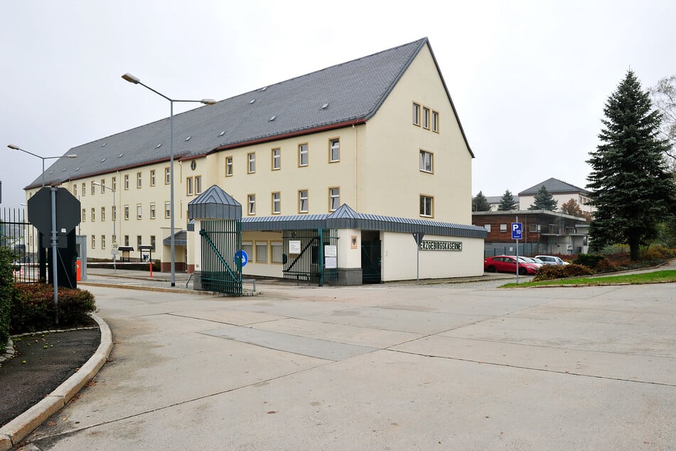 Die Erzgebirgskaserne in Marienberg bekommt einen Millionen-Zuschuss von der Bundeswehr (Archivbild).