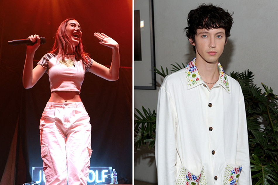 Julia Wolf (l) and Troye Sivan are poised to respectively release new music this week.