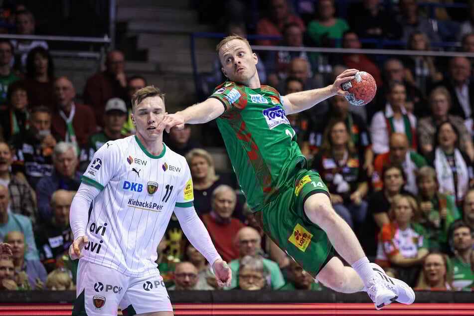 Auch die Füchse sind weiterhin ein möglicher Gegner für Ómar Ingi Magnússon (29) und seine Magdeburger.