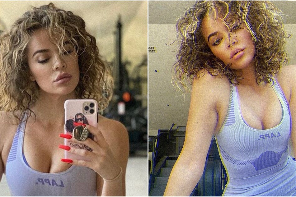 Khloé Kardashian showed off her natural curls over the weekend in a series of pics on Instagram.