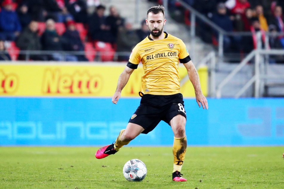 Josef Husbauer (31) spielte von Mitte Januar bis Ende Juni 2020 bei Dynamo Dresden, stieg mit der SGD leider aus der 2. Bundesliga ab.