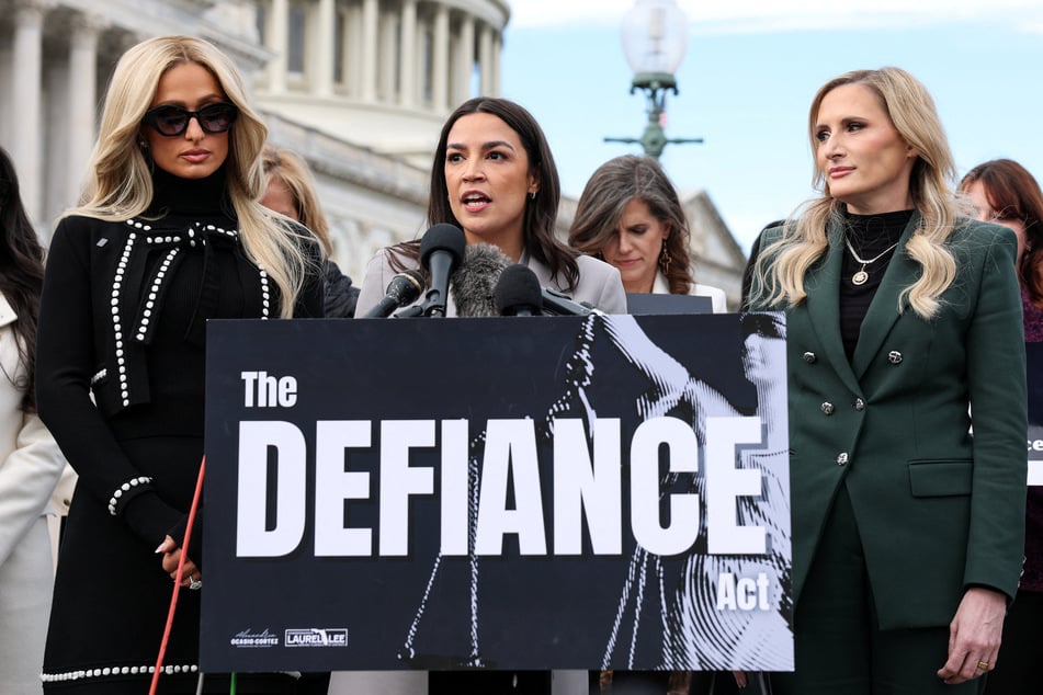 Paris Hilton joins AOC on Capitol Hill to advocate for bill on nonconsensual deepfakes