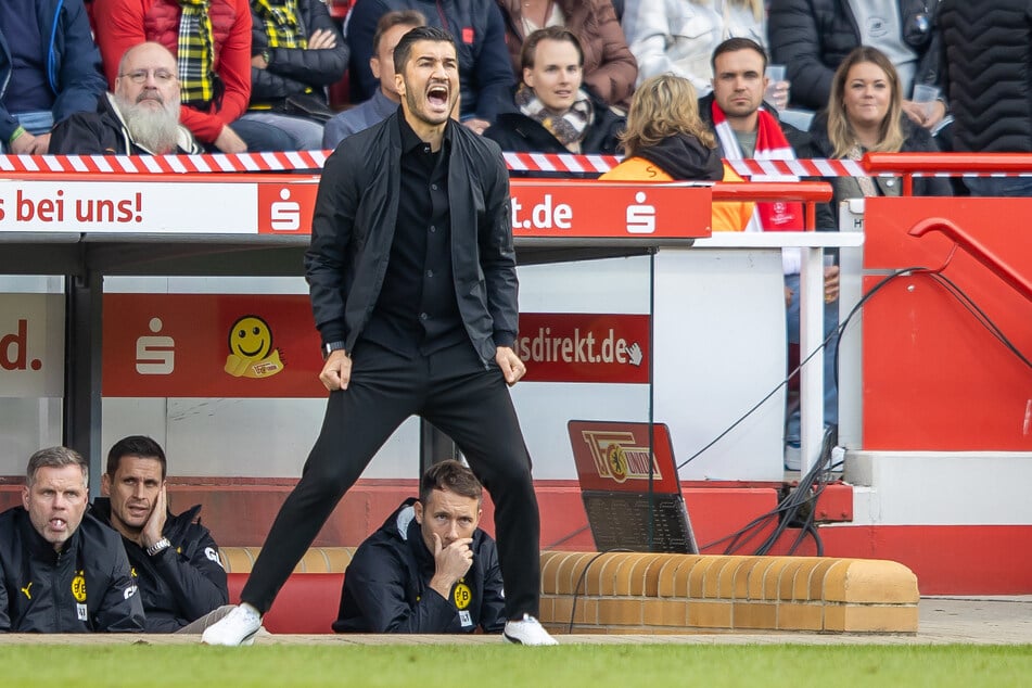 War nicht zufrieden mit dem, was er gegen Union Berlin sah: BVB-Trainer Nuri Sahin (36).