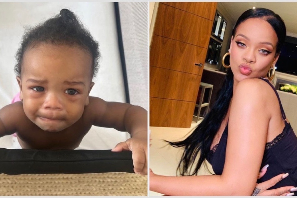 Rihanna may be a bad gal at heart but she's a mom first, which she made clear by way of never-before-seen-snaps of her baby boy!