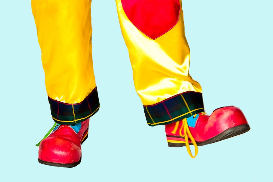 Diese auffälligen Schuhe vermisst Clown Fridolin.