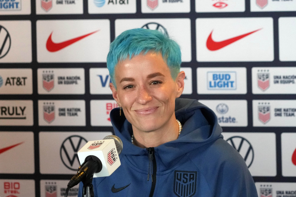 USWNT forward Megan Rapinoe is captaining her team in her fourth and final Women's World Cup.