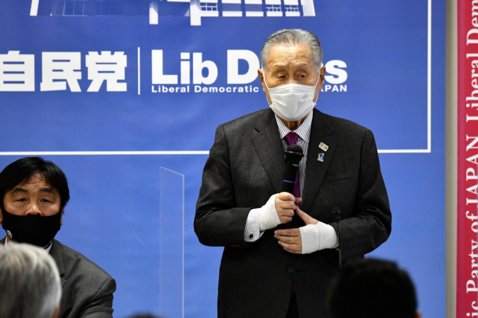 Yoshiro Mori bei einem Treffen der Liberaldemokratischen Partei (LDP).