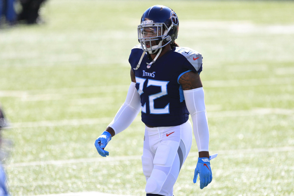 Titans running back Derrick Henry scored three touchdowns in his team's win on Monday night.
