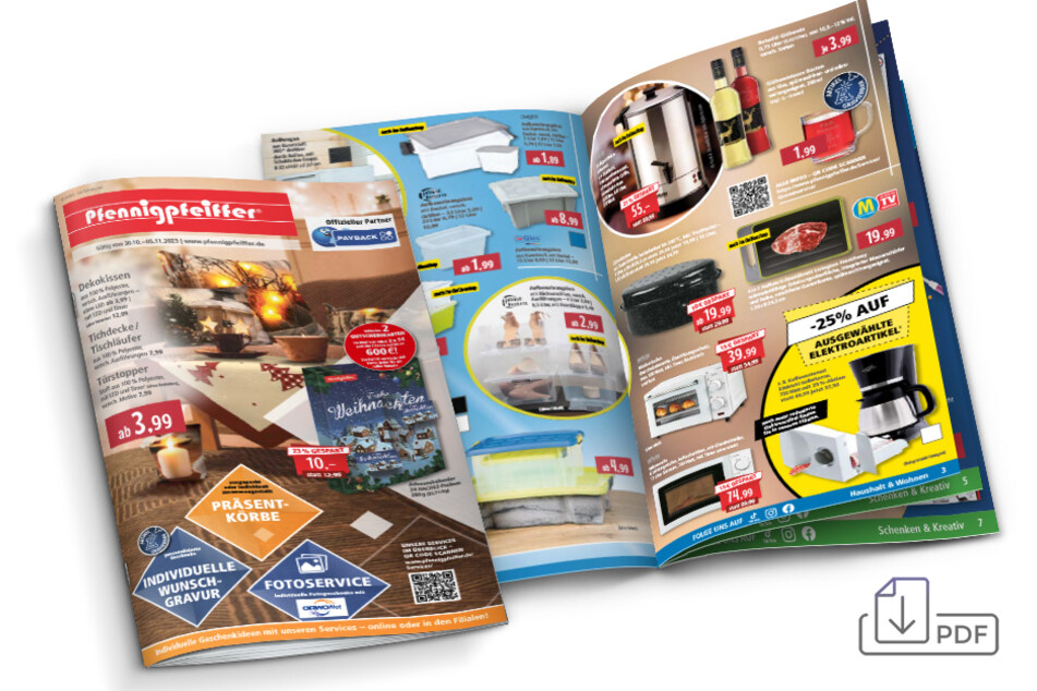 Klicken und durch den Prospekt stöbern.