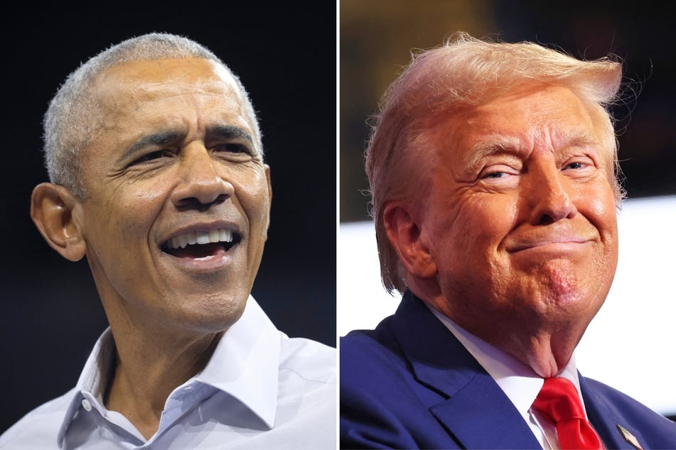 President Donald Trump (r.) recently praised his Attorney General after she opened an investigation into Barack Obama's (l.) administration over Russiagate claims.