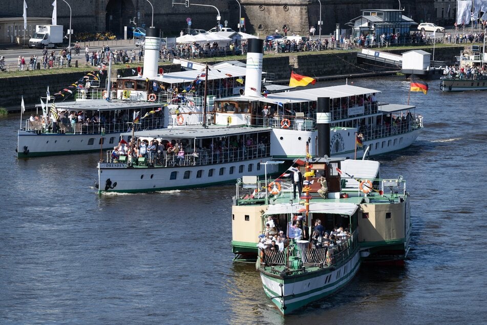 Mehrere Fahrten der Sächsischen Dampfschifffahrt entfallen am Mittwoch. (Archivfoto)