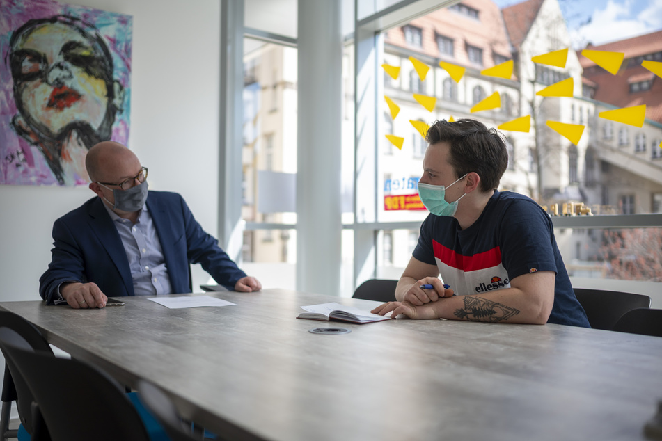 Im Gespräch mit TAG24 verriet der Chemnitzer FDP-Politiker Frank Müller-Rosentritt (38, links), dass er gegen die Corona-Notbremse vors Bundesverfassungsgericht zieht.