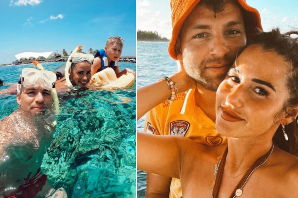Julian Engels verbringt seinen 29. Geburtstag mit Sarah (29) und den beiden Kindern auf den Malediven.