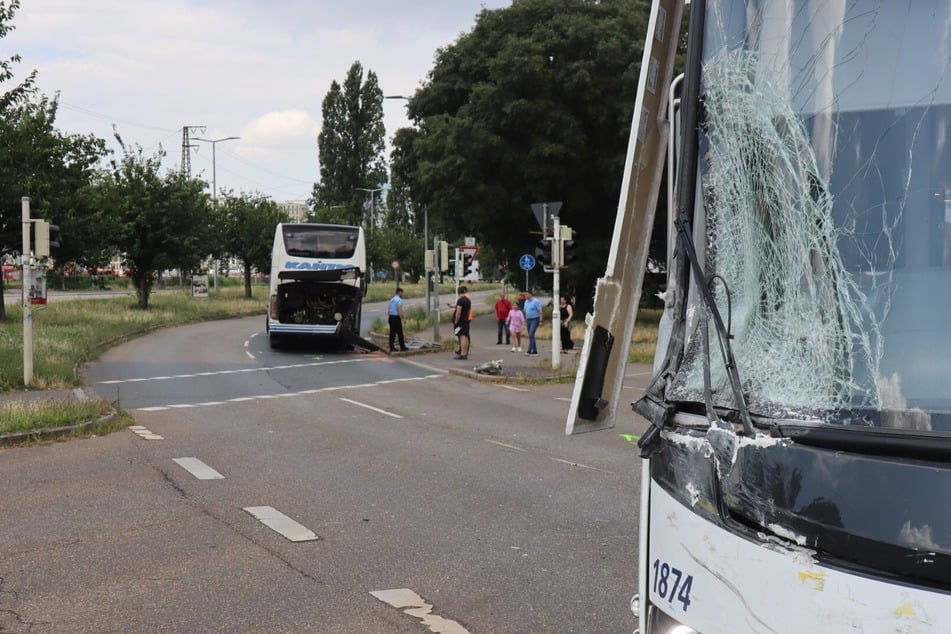 Die betroffene Straße im Bezirk Schwetzingerstadt wurde abgesichert.