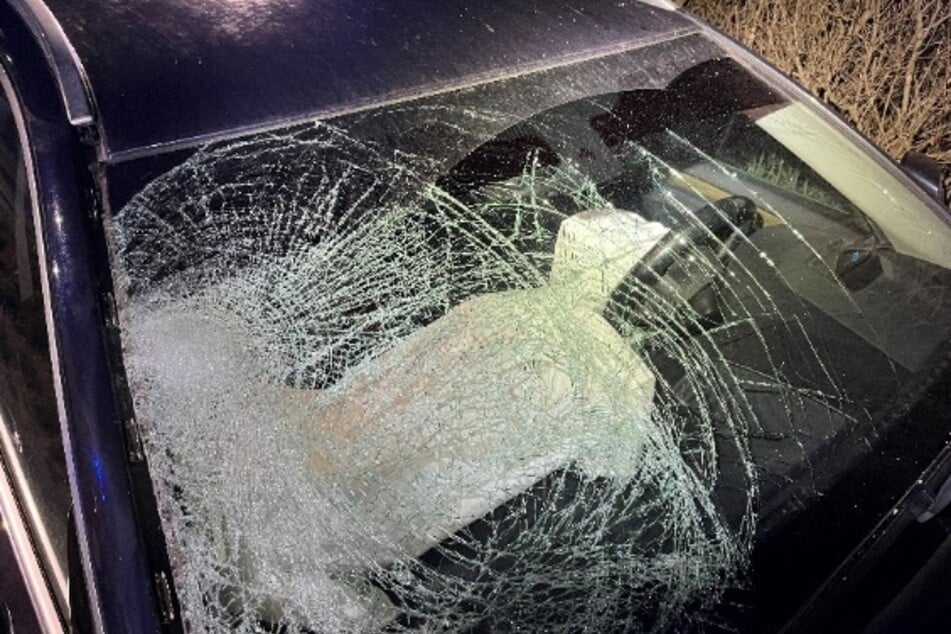 Das Auto erlitt bei dem Unfall einen Totalschaden.