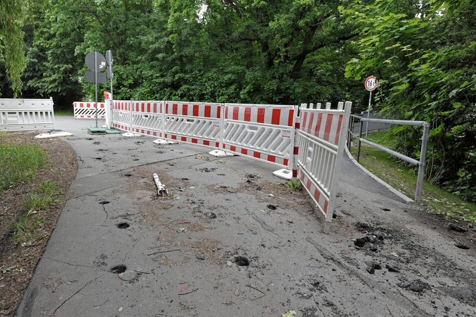 Der Löcher-Radweg ist noch bis 20. Juni gesperrt.