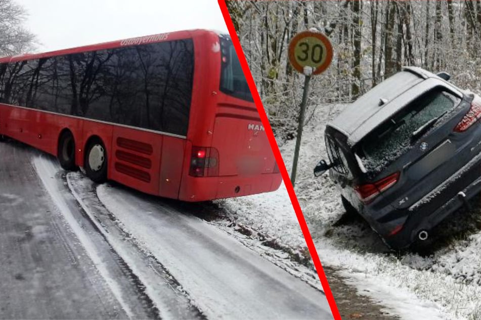Schnee legt Passau lahm: 50 Unfälle an einem Morgen
