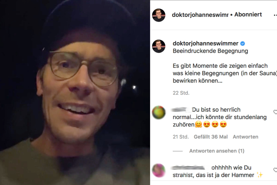 Der TV-Arzt Dr. Johannes Wimmer teilte die Erfahrung mit seinen Followern.