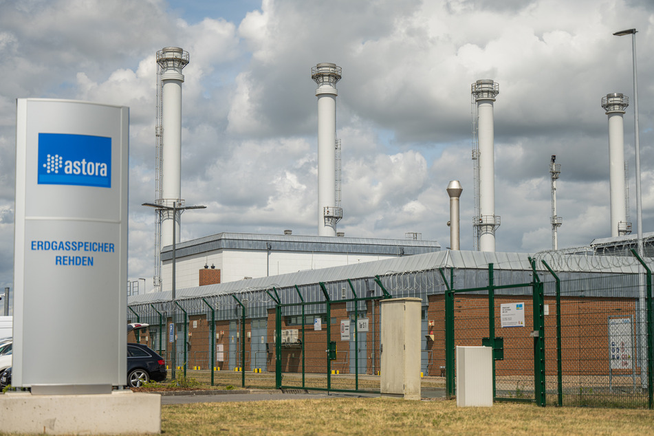 Der Erdgasspeicher in Rehden bei Diepholz ist der größte in Deutschland.