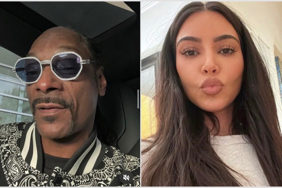 Kim Kardashian received thoughtful and yummy gifts from Snoop Dogg (l.) ahead of her birthday on Saturday.