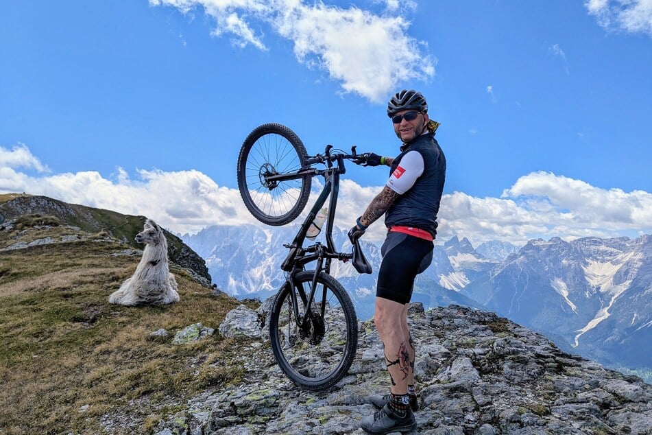 Bürgermeister Thomas Kütter (50, parteilos) ist begeisterter Radfahrer und in diesem Jahr einer der "Stadtradeln"-Stars.