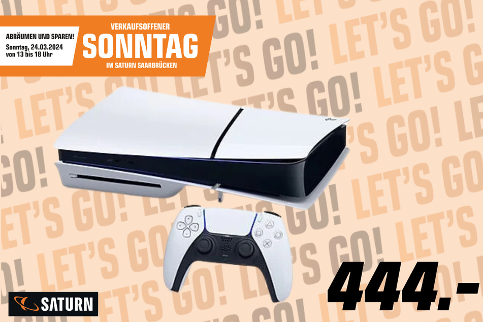 Sony PlayStation 5 Slim für 444 Euro.