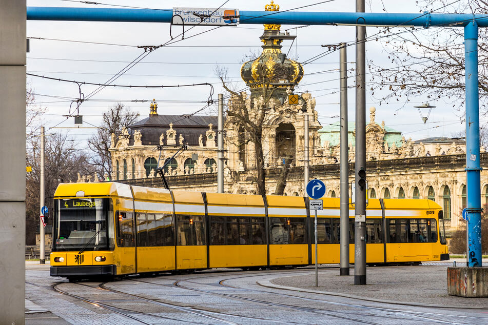 Dresdens Straßenbahnen verbrauchten 2022 so wenig Strom wie noch nie seit der Wende.