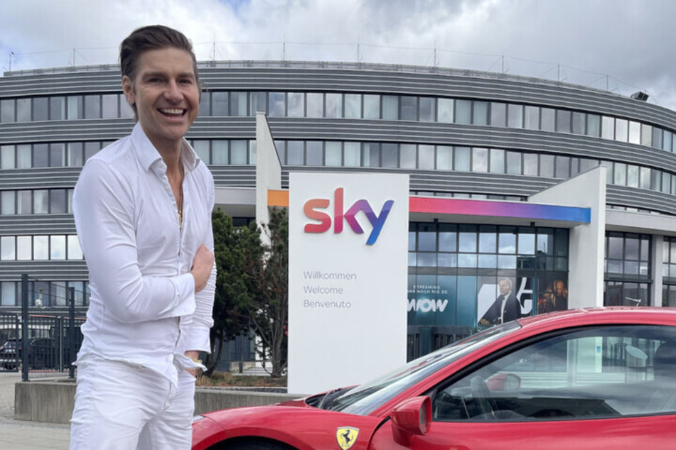 Jeremy Fragrance war für ein Pressegespräch in den Sky-Studios zu Besuch.