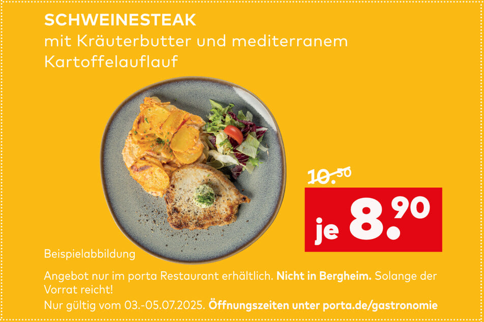 Mit einem Klick den Restaurant-Coupon herunterladen.
