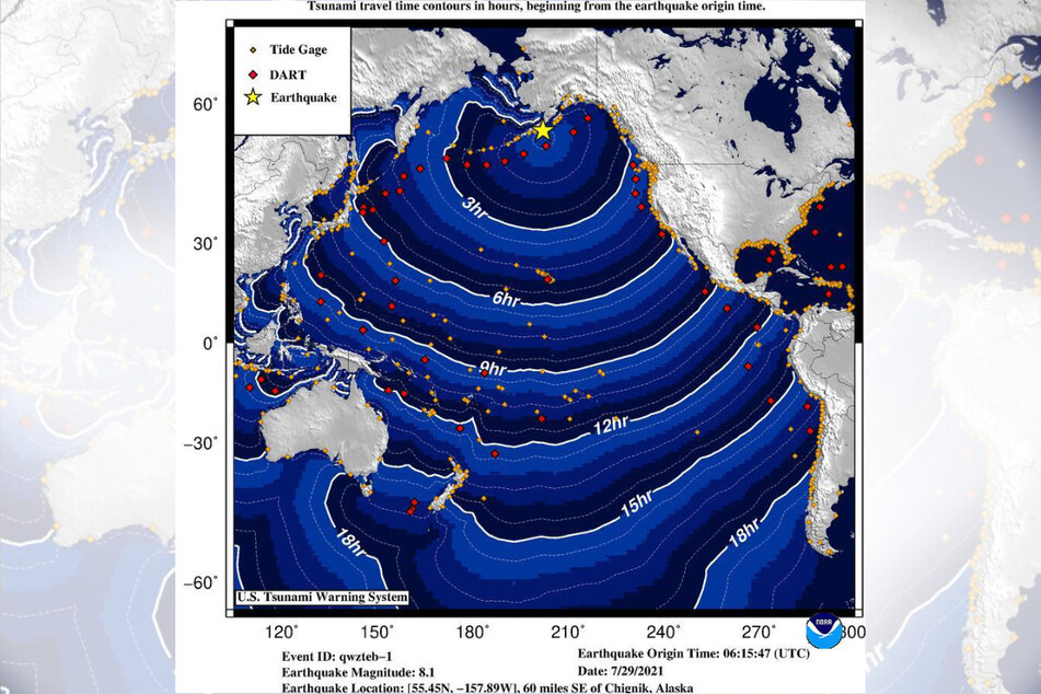 There was an 8.2 magnitude earthquake in Alaska, generating concerns over a possible tsunami in the Pacific.