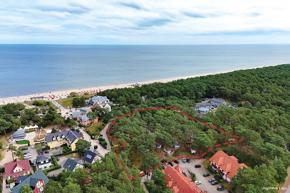Ein ehemaliges DDR-Feriendorf auf Usedom soll einen neuen Besitzer erhalten. Das Areal befindet sich unweit vom Strand.