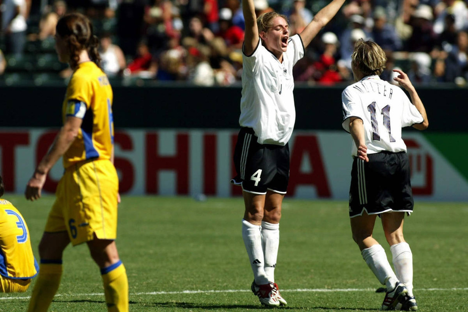 Nur Minuten nach ihrer Einwechselung gelang Nia Künzer 2003 in der Verlängerung des WM-Finales gegen Schweden das alles entscheidende Golden Goal zum 2:1.
