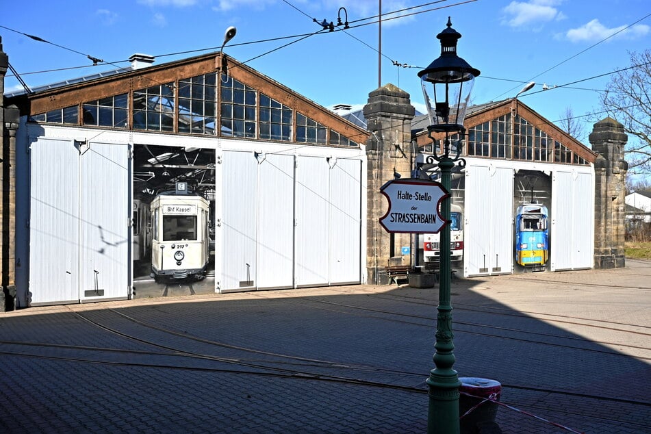 Der Garagen-Campus befindet sich auf dem Gelände des Straßenbahnmuseums.