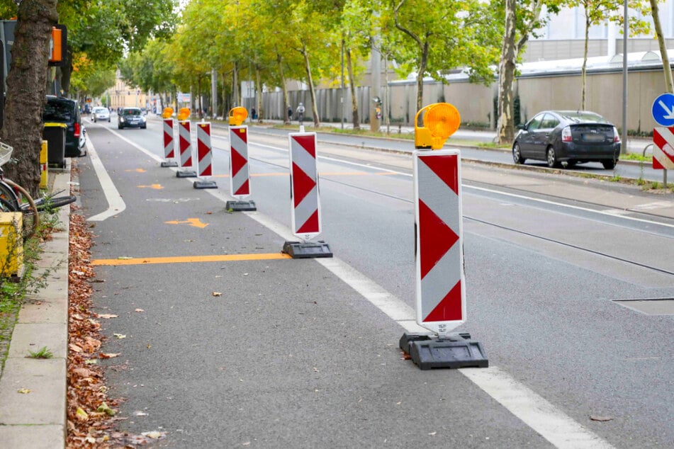 Außerdem gibt es Pläne für die Verkehrsführung für Radfahrer.