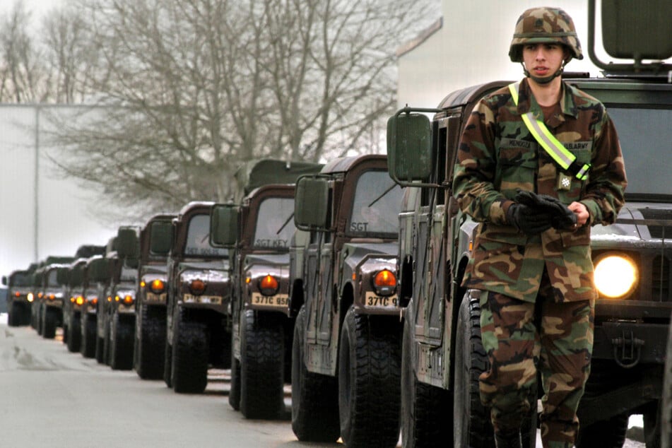 Verlassen Tausende US-Soldaten (im Bild eine Kolonne in Mannheim) die Bundesrepublik?
