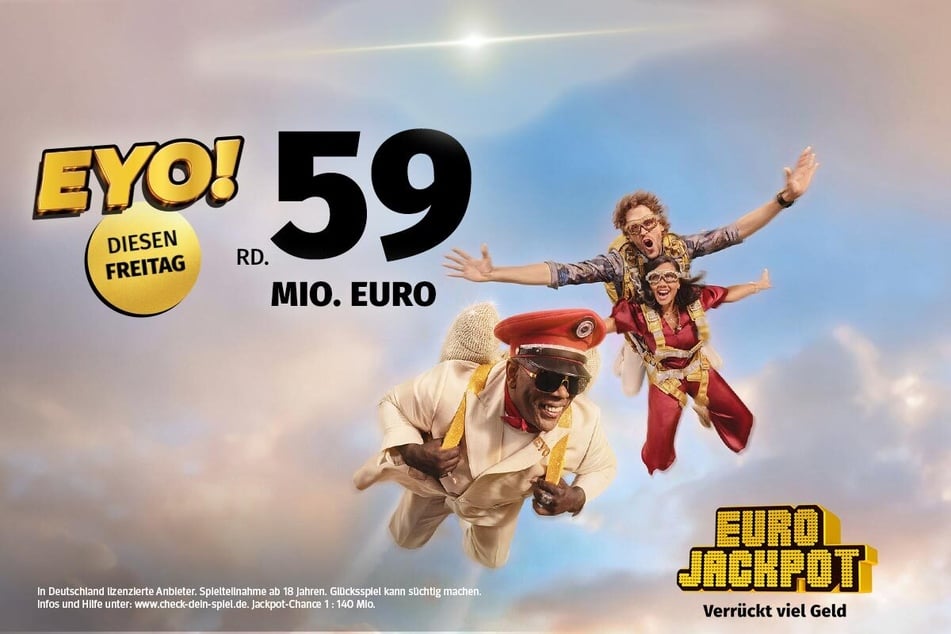 Am Freitag (27.3.) liegen 59 Millionen Euro im Eurojackpot.