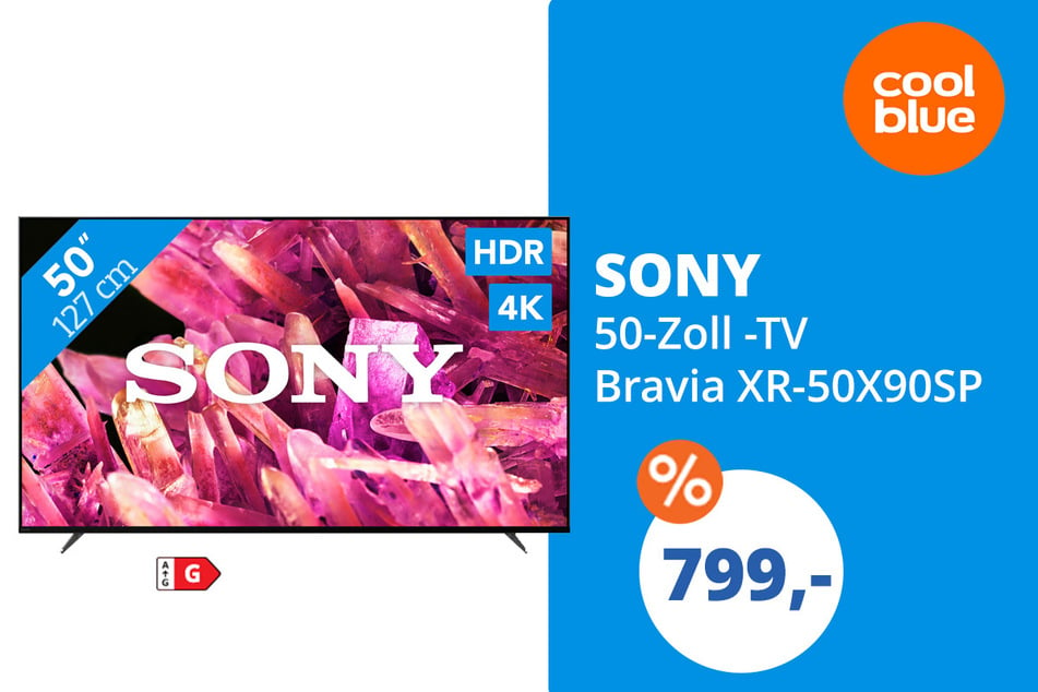 Der Sony 50-Zoll TV
für 799 Euro.