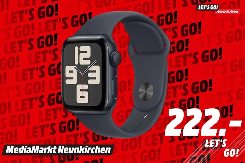 Apple Watch SE (2024) für 222 Euro.