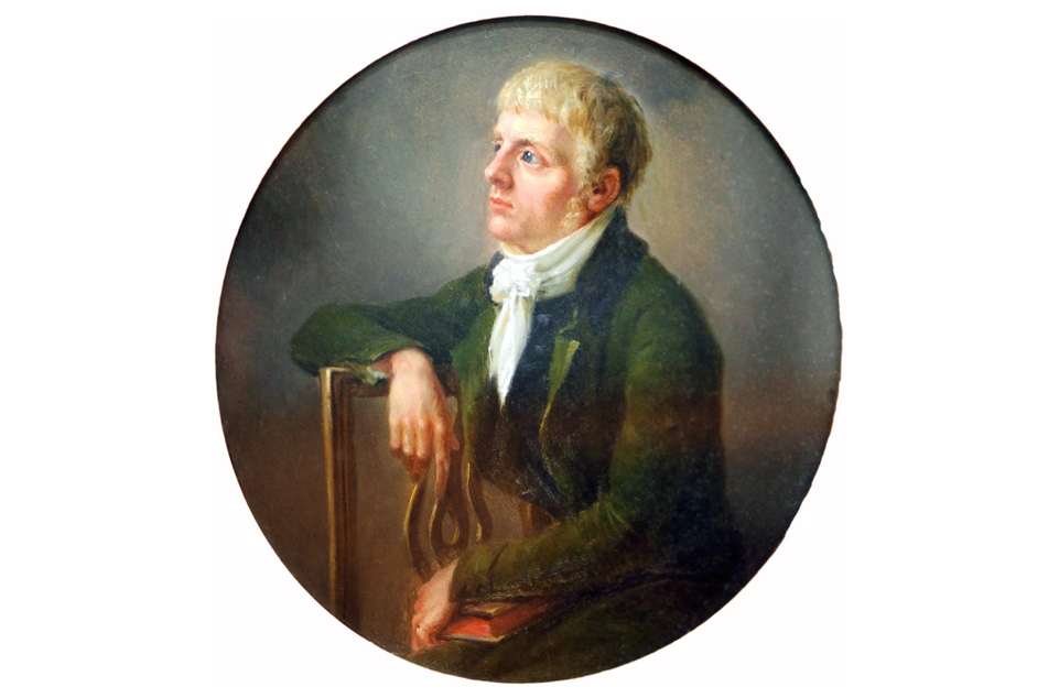 Der junge Caspar David Friedrich in einem Gemälde von J. L. Lund, 1800.